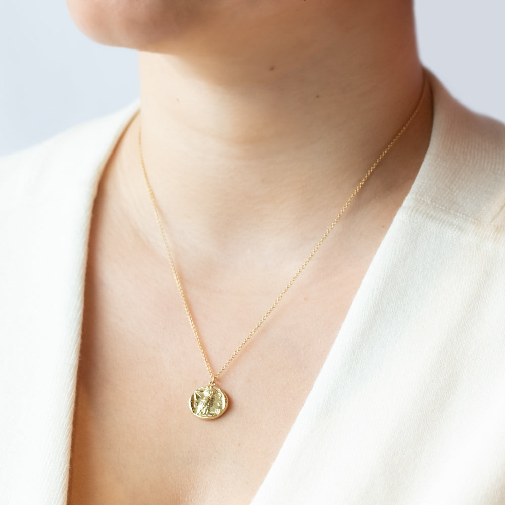 Owl of Athena Coin Necklace