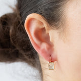 Small Esmeralda Diamond Shaker Earrings