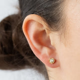 Single Stone | Gemma Stud Earrings
