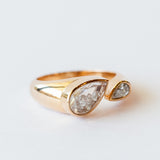 Diamond Shaker Plural Open Ring