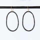 Sarah McGuire | Large Two-Tone Diamond Pebble Earrings