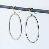 Sarah McGuire | Large Two-Tone Diamond Pebble Earrings