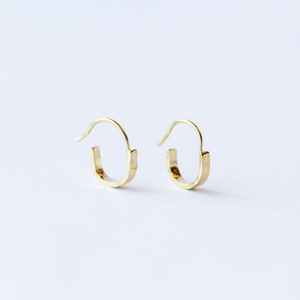 Sarah McGuire | Mini Seagrass Swing Hoop Earrings