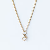 Zoe Chicco | XS Curb Chain with Lobster Claw Charm Holder