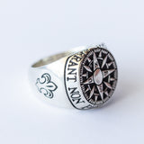 Compass Signet Ring
