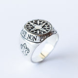 Compass Signet Ring
