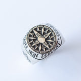 Compass Signet Ring
