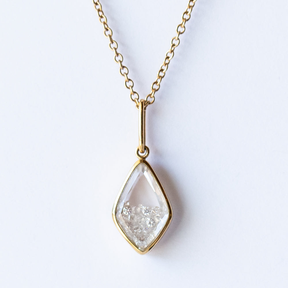Baby Kite Diamond Shaker Necklace