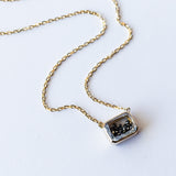 Esmeralda Black Diamond Shaker Necklace