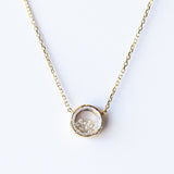 Naipe Circle Diamond Necklace