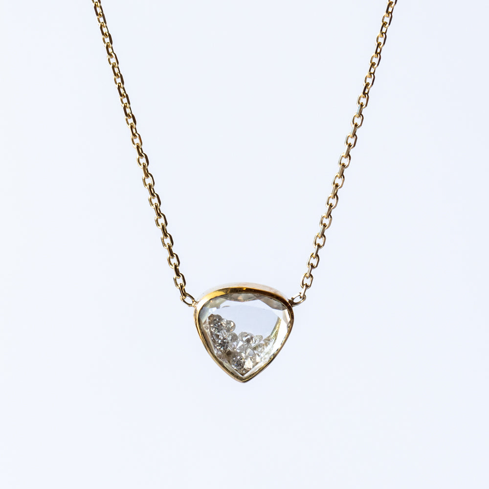 Naipe Heartish Diamond Necklace