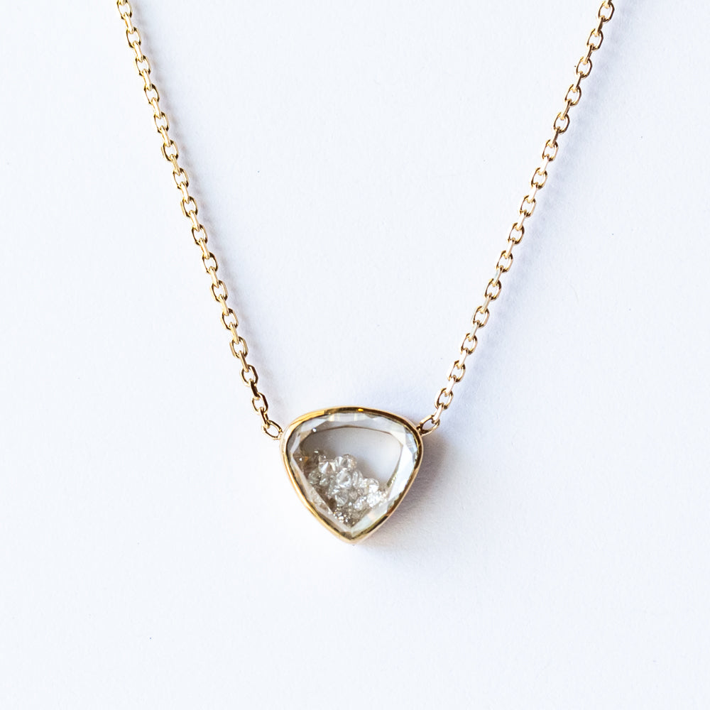 Naipe Heartish Diamond Necklace