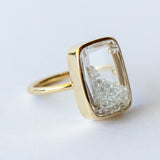 Ten Fourteen Diamond Shaker Ring