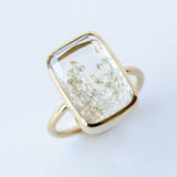 Ten Fourteen Diamond Shaker Ring