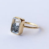 Ten Fourteen Petite Black Diamond Ring