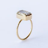 Ten Fourteen Petite Black Diamond Ring