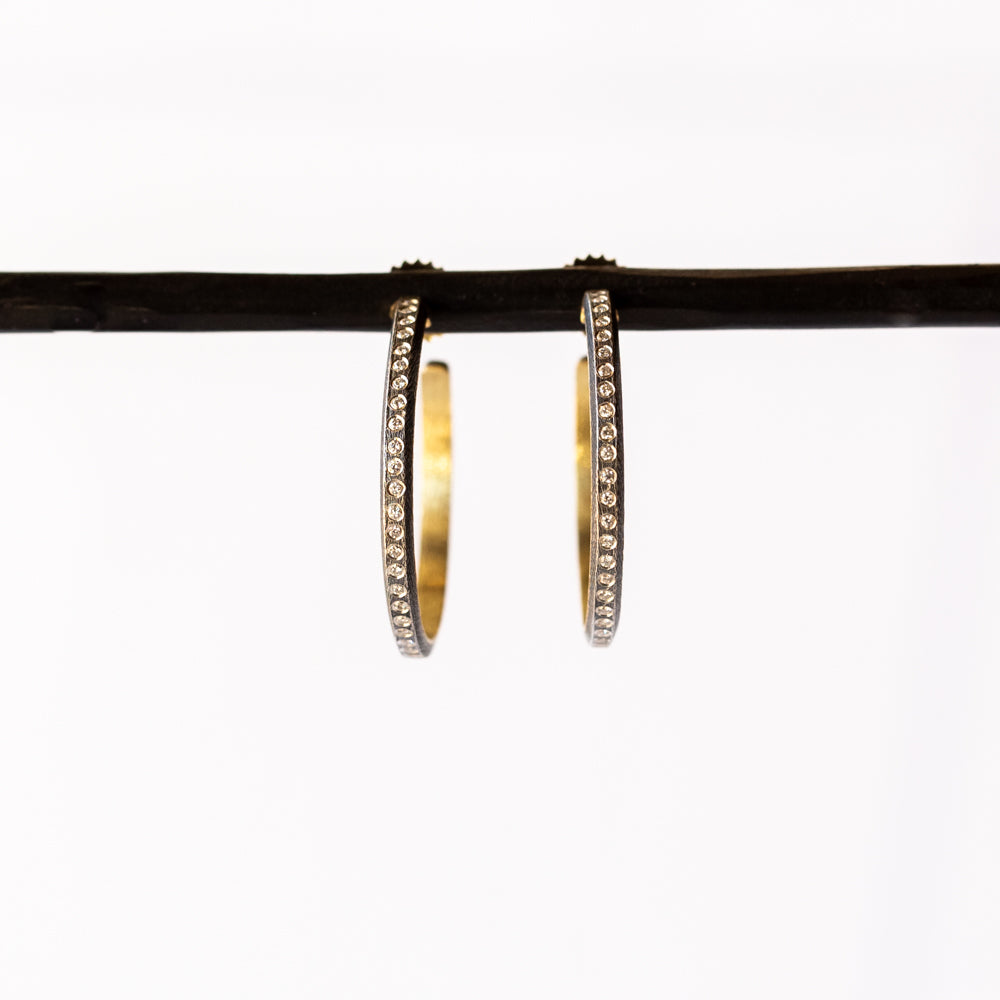 Adam Diamond Hoop Earrings