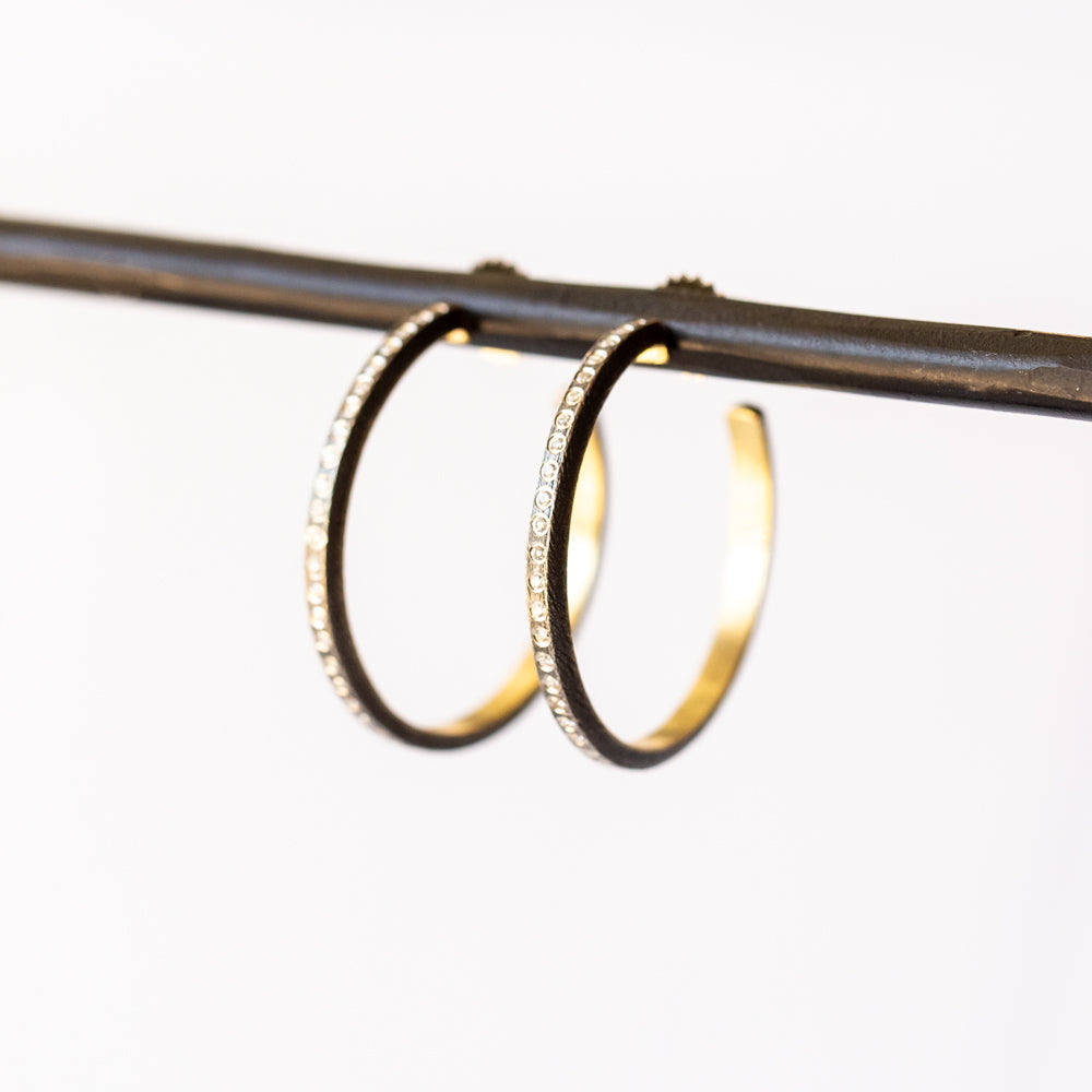 Adam Diamond Hoop Earrings