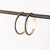 Adam Diamond Hoop Earrings