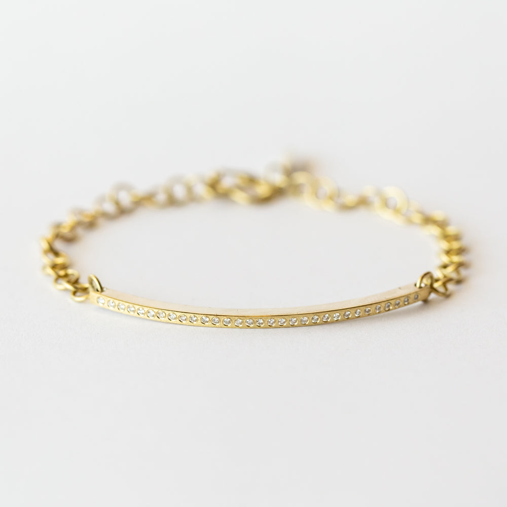 Adam Extra Small ID Bar Bracelet