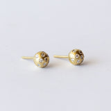 Ceres Diamond Ball Stud Earrings