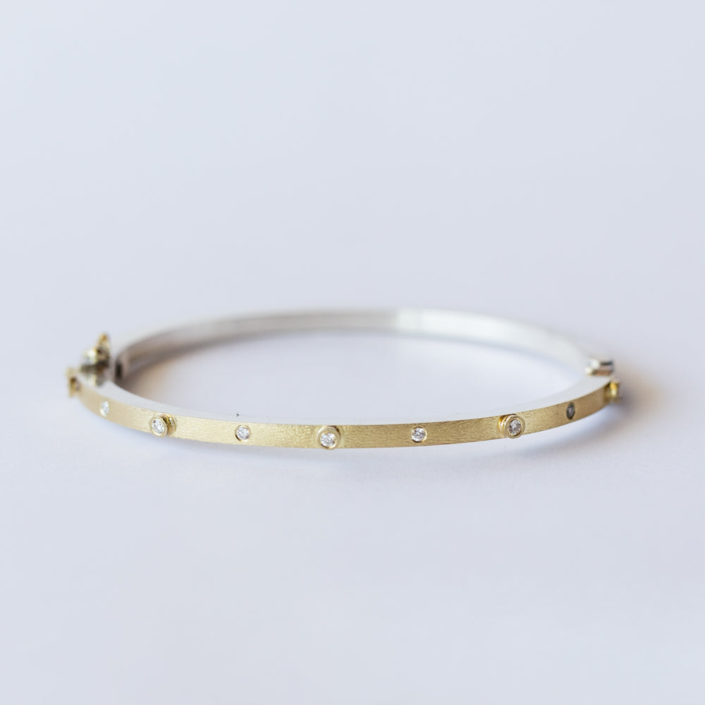 Junia 2.5mm Diamond Bangle