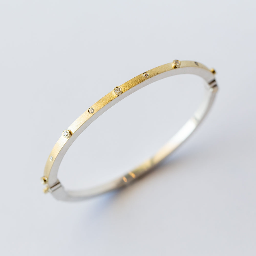 Junia 2.5mm Diamond Bangle