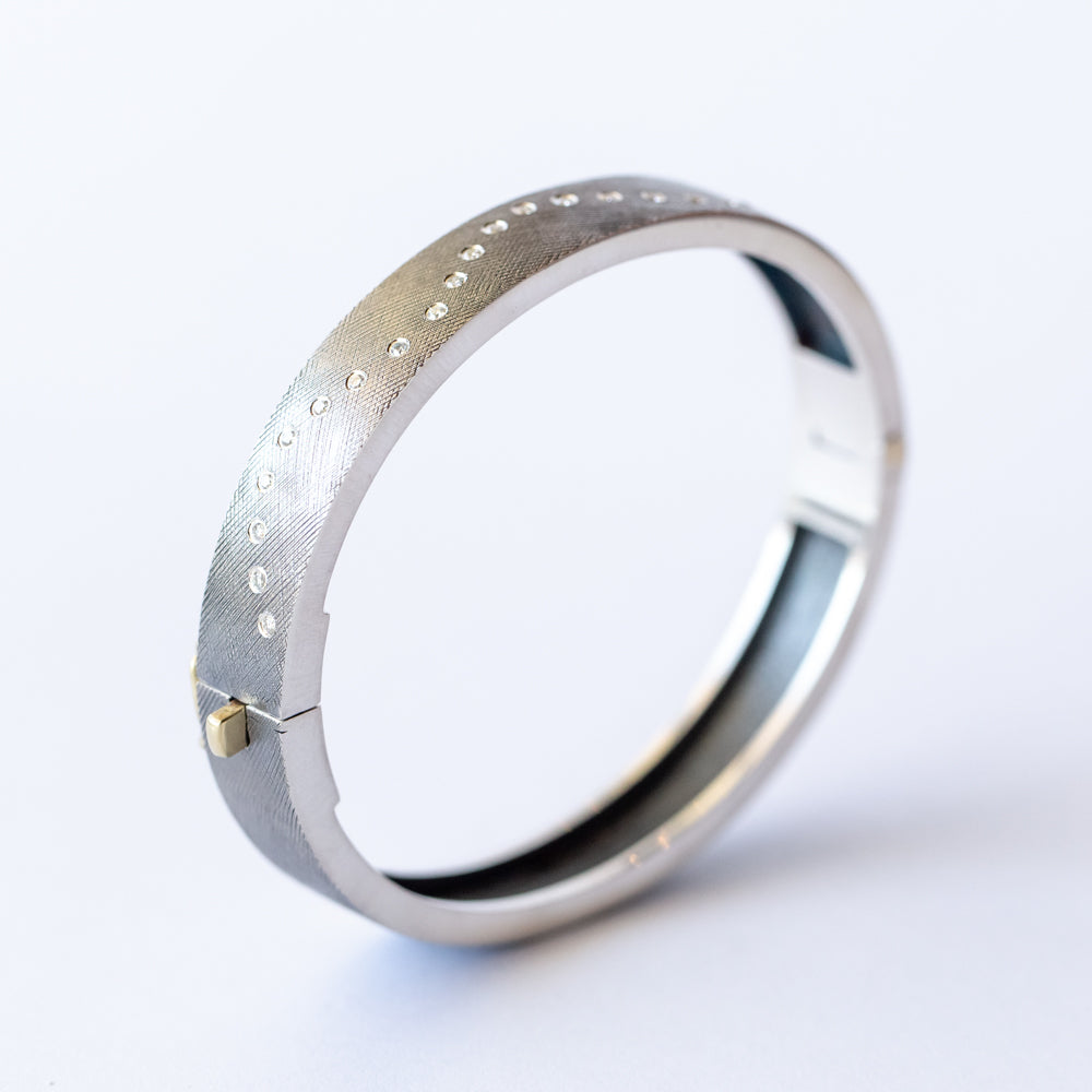 Rene 8mm Diamond Bangle