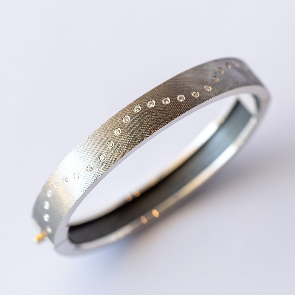 Rene 8mm Diamond Bangle