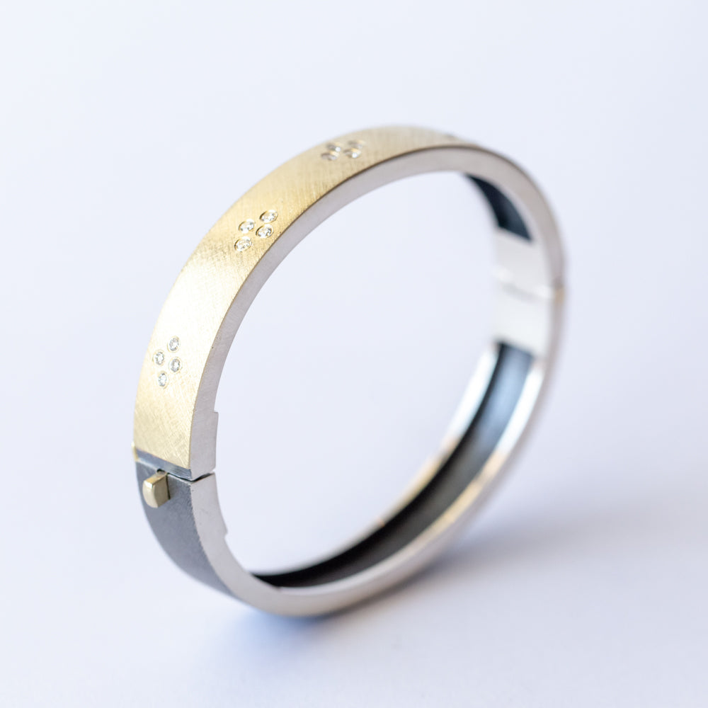 Shayna 8mm Diamond Bangle