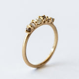 Ruth Tomlinson | Six Stone Mixed Diamond Ring