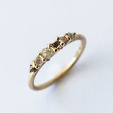 Ruth Tomlinson | Six Stone Mixed Diamond Ring