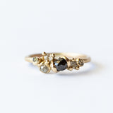 Ruth Tomlinson | Rose Cut Cognac Diamond Cluster Ring