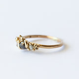 Ruth Tomlinson | Rose Cut Cognac Diamond Cluster Ring