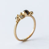 Ruth Tomlinson | Rose Cut Cognac Diamond Cluster Ring