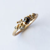 Ruth Tomlinson | Rose Cut Cognac Diamond Cluster Ring