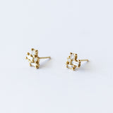 Ruth Tomlinson | Mixed Diamond Luminous Cluster Stud Earrings