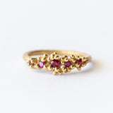 Ruby Ring with Granules
