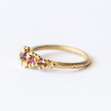 Ruby Ring with Granules