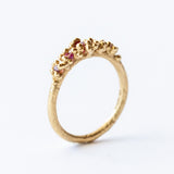 Ruby Ring with Granules
