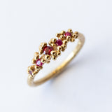 Ruby Ring with Granules