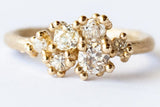 Ruth Tomlinson | Antique Diamond Asymmetric Cluster Ring