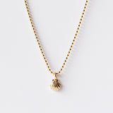 Petite Scallop Shell Charm Necklace