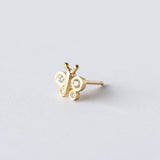 Victoria Cunningham | Butterfly Diamond Stud Earring (Single)