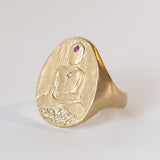 Victoria Cunningham | Large Buddha Signet Ring