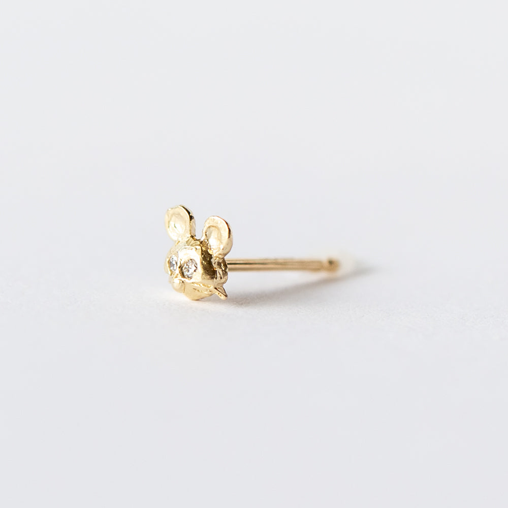 Victoria Cunningham | Mouse Stud Earring (Single)