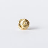 Victoria Cunningham | Stamped Moon and Star Stud Earring with Diamond (Single)
