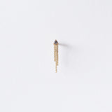 Wwake | Blue Sapphire Mist Stud Earring (Single)