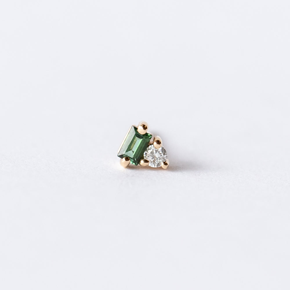 Wwake | Column Stud Earring (Single)