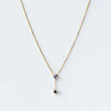 Wwake | Fancy Sapphire and Tourmaline Two Step Necklace
